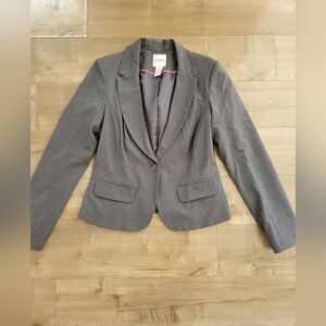 Candie's Blazer One Button Gray Juniors‎ XL Fitted